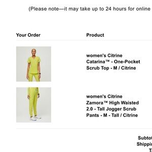 Figs scrubs SET send offer